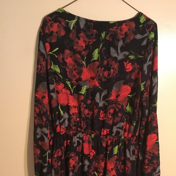 Mossimo floral print long sleeve dress - Picture 3 of 4